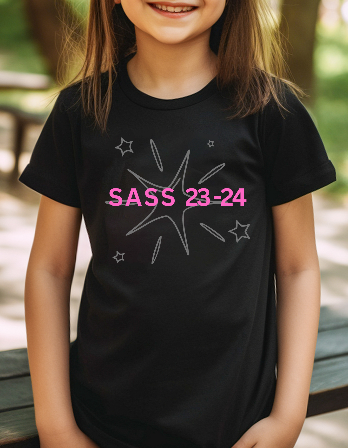 SASS Dance 23-24 Logo Girls, Women's, Unisex District V.I.T. Super Soft T-Shirt