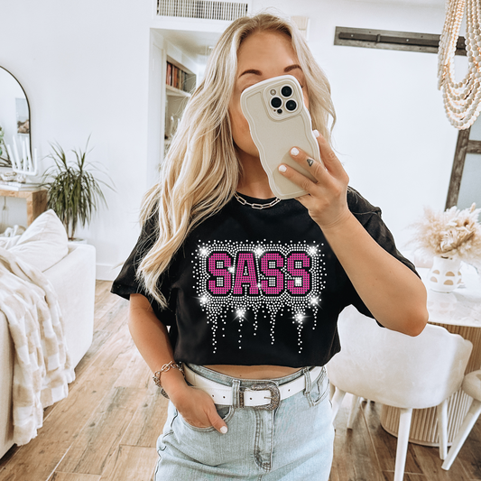 SASS 2025 Bling Rhinestone Women's T-Shirt, Unisex Hoodie, or Crewneck