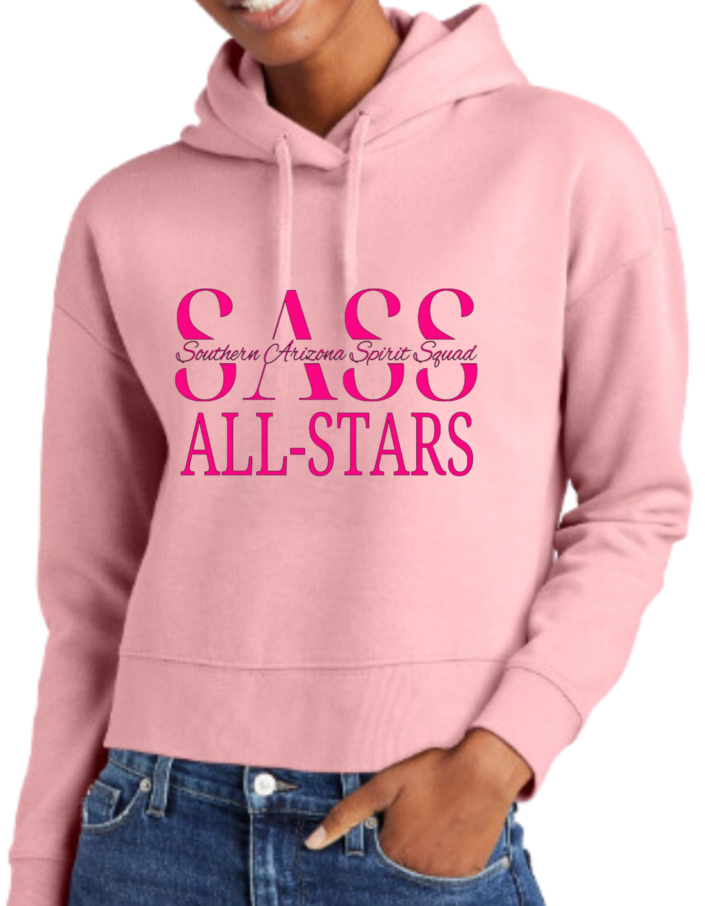 SASS Dance Womens Crop District Womens V.I.T. Super Soft Hoodie