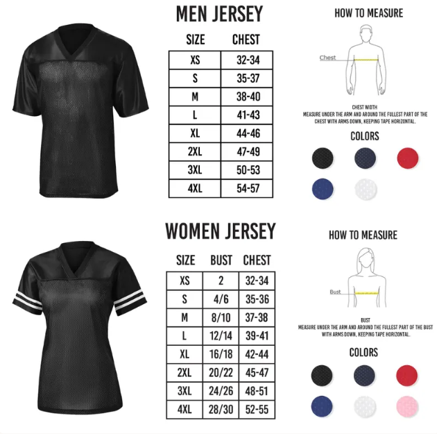 Mountain View Football Custom Glitter or Regular Football Jersey Black or White