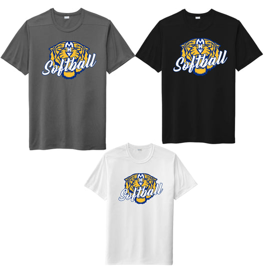 Marana Tigers Softball Unisex & Women's Cotton or Unisex Dri-Fit T-shirt Design #1