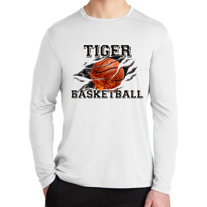 Marana Tigers Basketball Unisex Sport-Tek Super Soft Longsleeve Dri-Fit