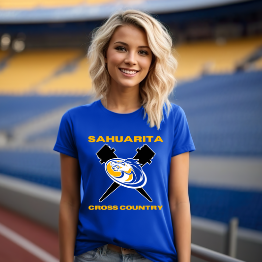 Sahuarita Mustang Cross Country Super-Soft Long Sleeve or Short Sleeve Dri-Fit Shirt