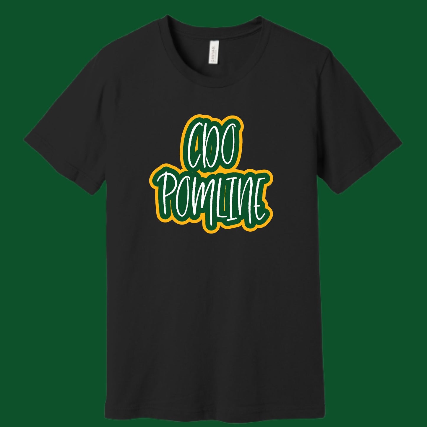 Canyon Del Oro Dorados Pomline Black T-Shirt #4