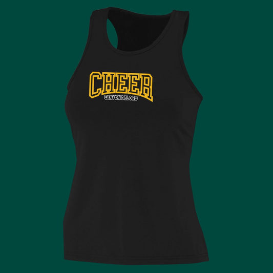 Canyon Del Oro Cheer Black Fitted Tank #3