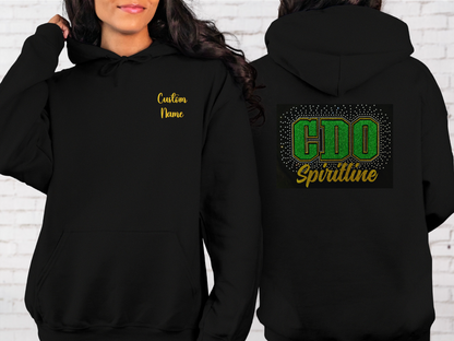 Canyon Del Oro Dorados Spiritline Rhinestone Unisex Zip Up Jacket, Women's Weatherproof Jacket, Hoodie or Crewneck