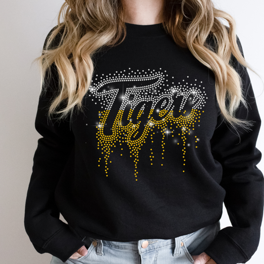 MARANA TIGERS Dance Rhinestone Bling Hoodie, Crewneck, Women's Cropped Hoodie, or T-Shirt