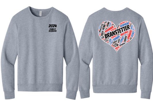 Branstetter Family Reunion Crewneck Sweatshirt