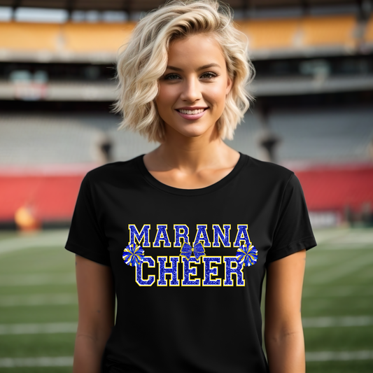 Marana Cheer Faux Bling T-Shirt