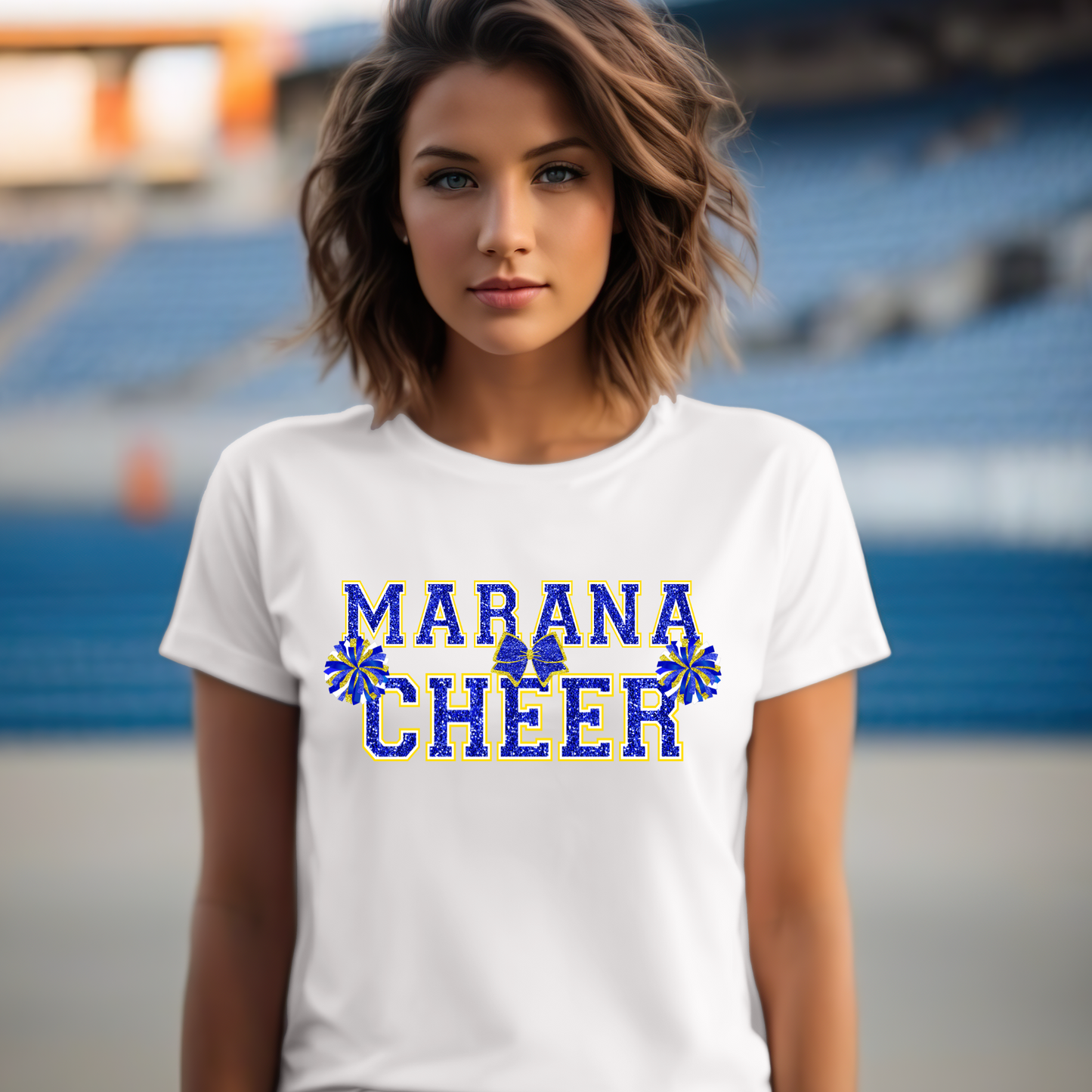 Marana Cheer Faux Bling T-Shirt