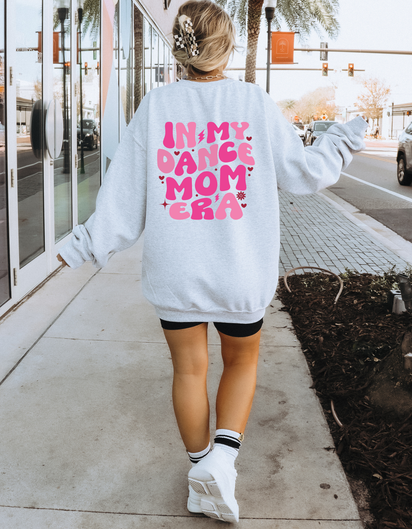 SASS In my Dance Mom ERA, Taylor Swift Inspired Champion Super Soft Crewneck in White