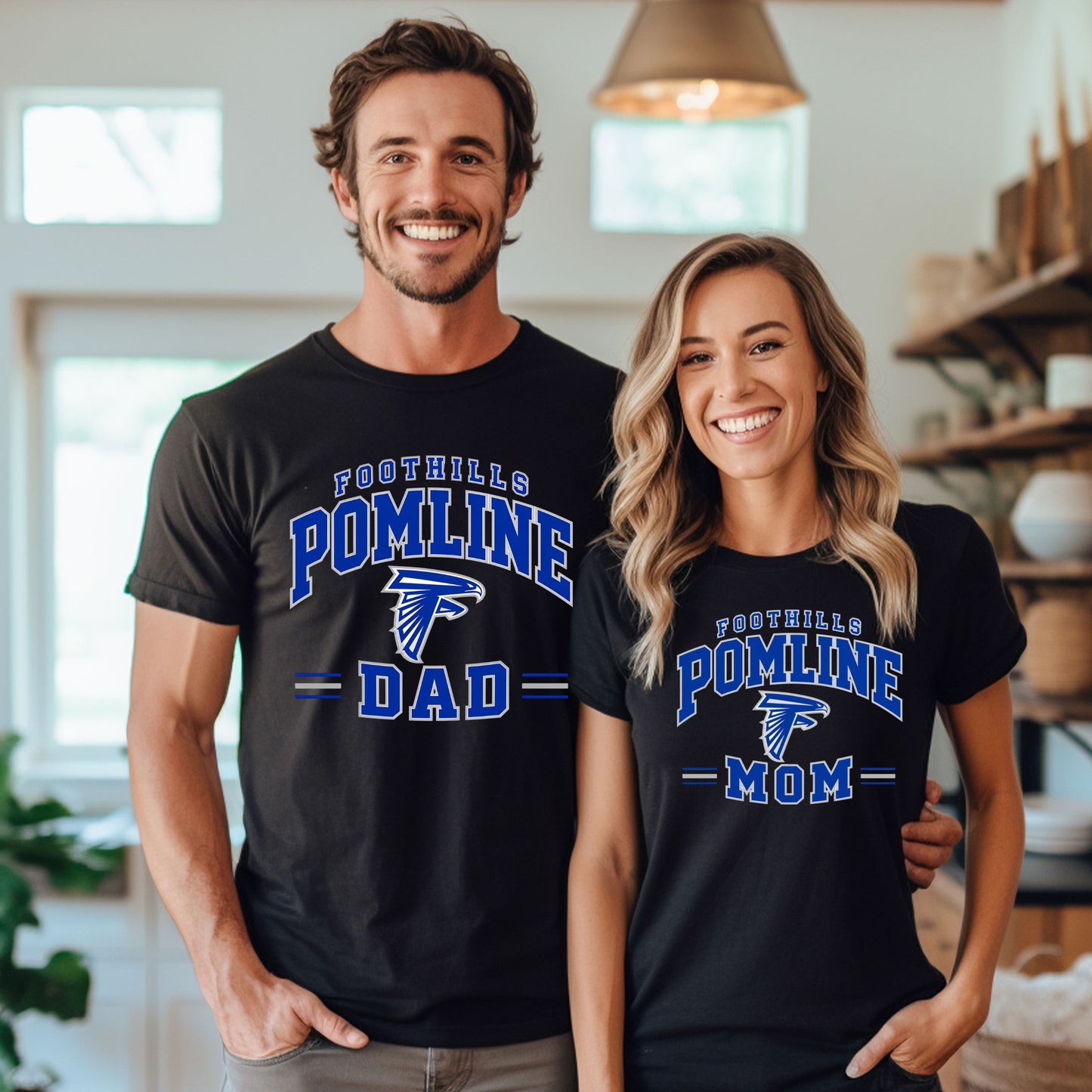 Catalina Foothills Pomline Design #1 Mom or Dad, etc. Bella Canvas Women's or Unisex T-shirt, Tanktop, Crewneck Sweatshirt, or Hoodie in Black or White