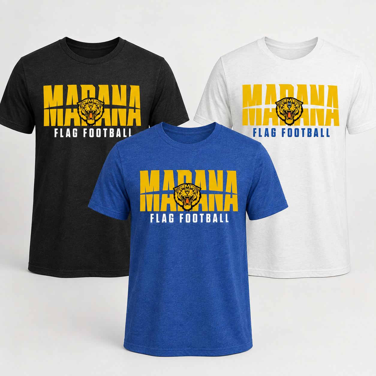 Marana Tigers Flag Football District Perfect Tri-Blend Super Soft T-Shirt