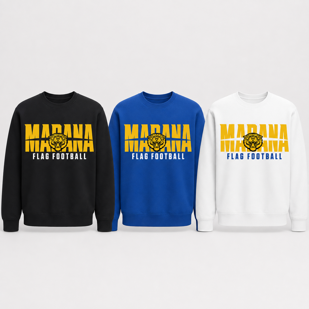 Marana Tigers Flag Football Crewneck