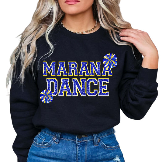 Marana Dance Faux Bling T-Shirt or Crewneck