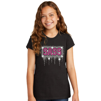 SASS 2025 Bling Rhinestone Youth T-Shirt, Hoodie or Crewneck