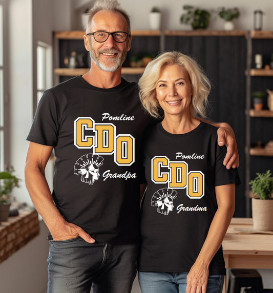 Canyon Del Oro Pomline or Cheer T-Shirt Customized with Mom, Dad, Grandma, Grandpa, etc