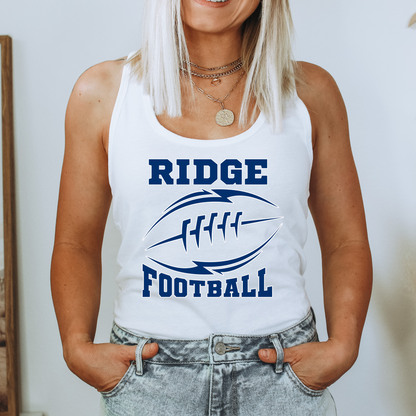 Ironwood Ridge Football Design #3 Unisex, Women's, & Youth White Cotton T-shirt, Dri-Fit T-Shirt, Tanktop