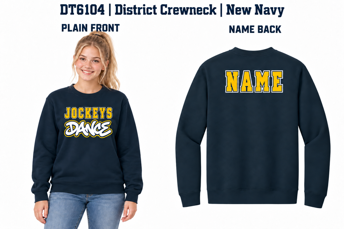 Jockeys Dance DT6104 navy regular print with personalized back name