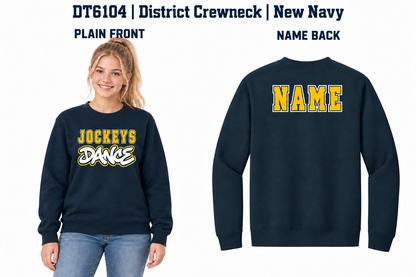 Jockeys Dance DT6104 navy regular print with personalized back name