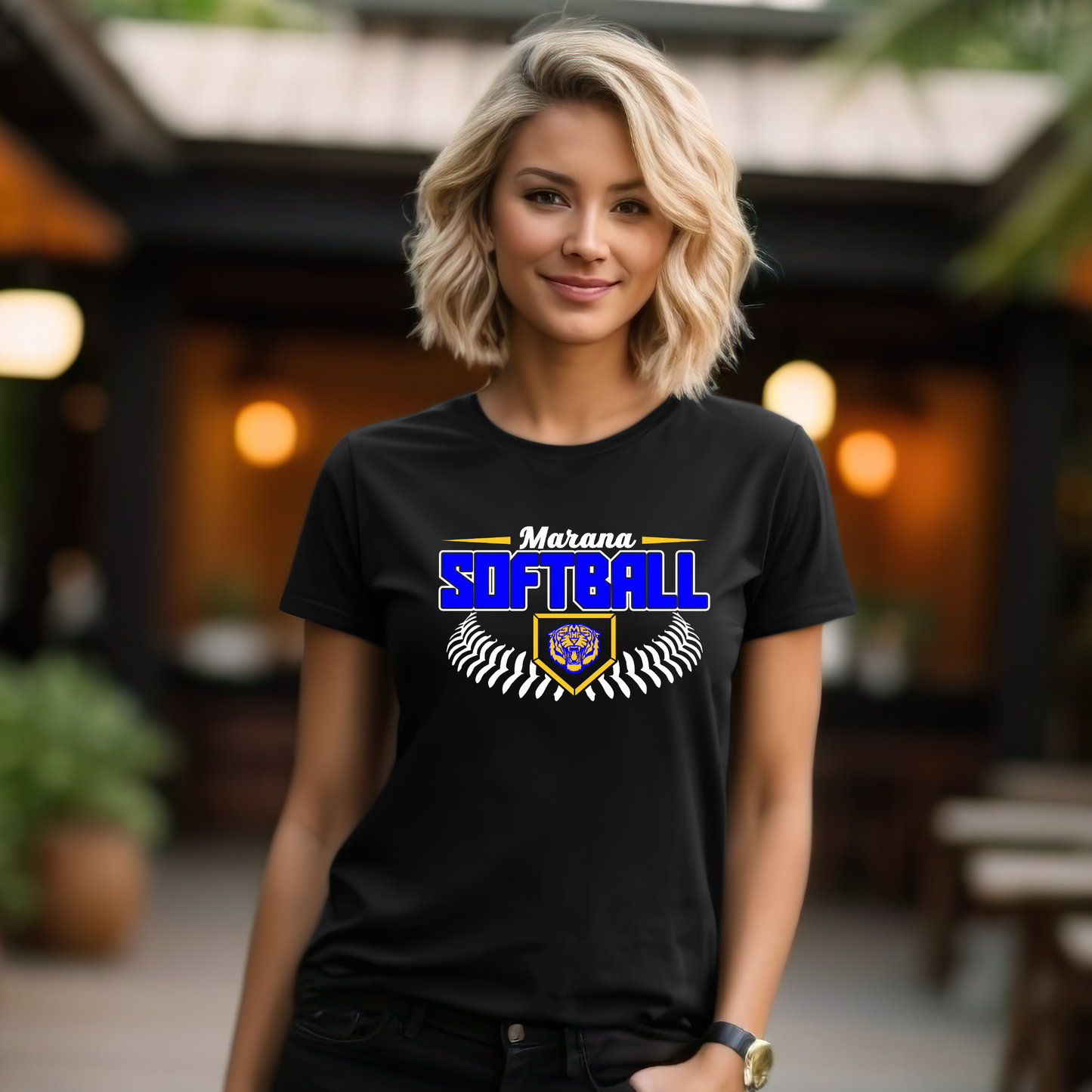 Marana Tigers Softball Unisex, Womens, or Youth District V.I.T. Super Soft Cotton T-Shirt