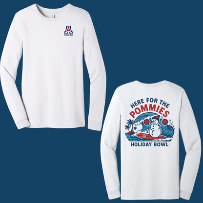 Arizona Pomline Holiday Bowl Short or Longsleeve Cotton or Dri-fit T-Shirts