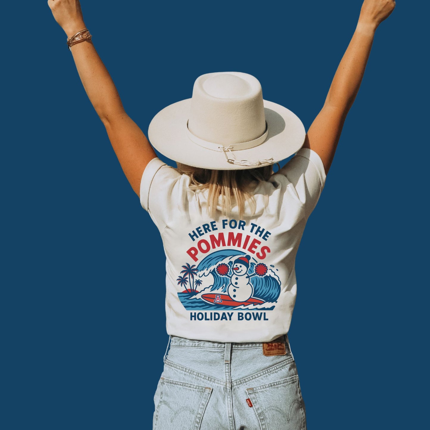 Arizona Pomline Holiday Bowl Short or Longsleeve Cotton or Dri-fit T-Shirts