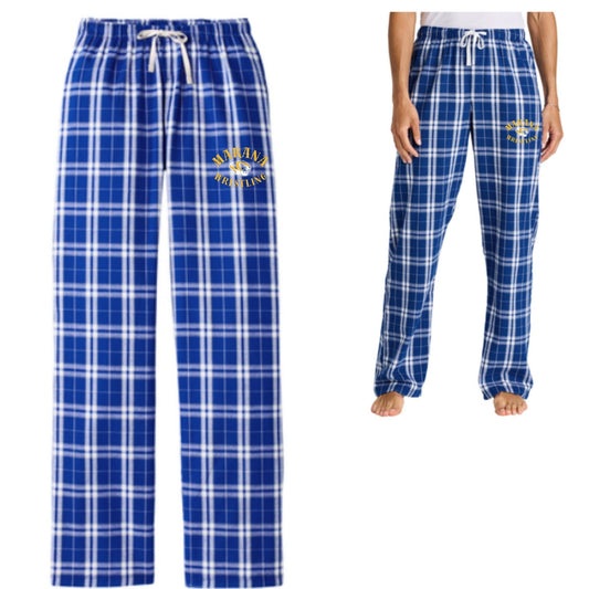 Marana Tigers Wrestling Flannel Plaid Lounge pants Men's & Women's