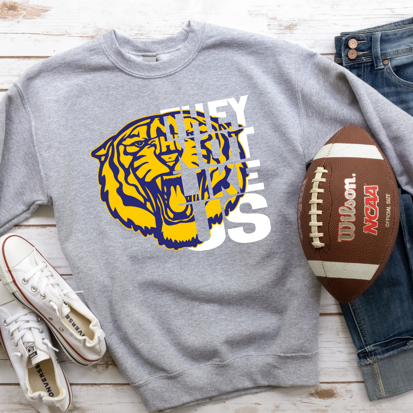 Marana Tigers "They Not Like US" Cotton T-shirt, Performance T-Shirt, Tanktop, or Hoodie